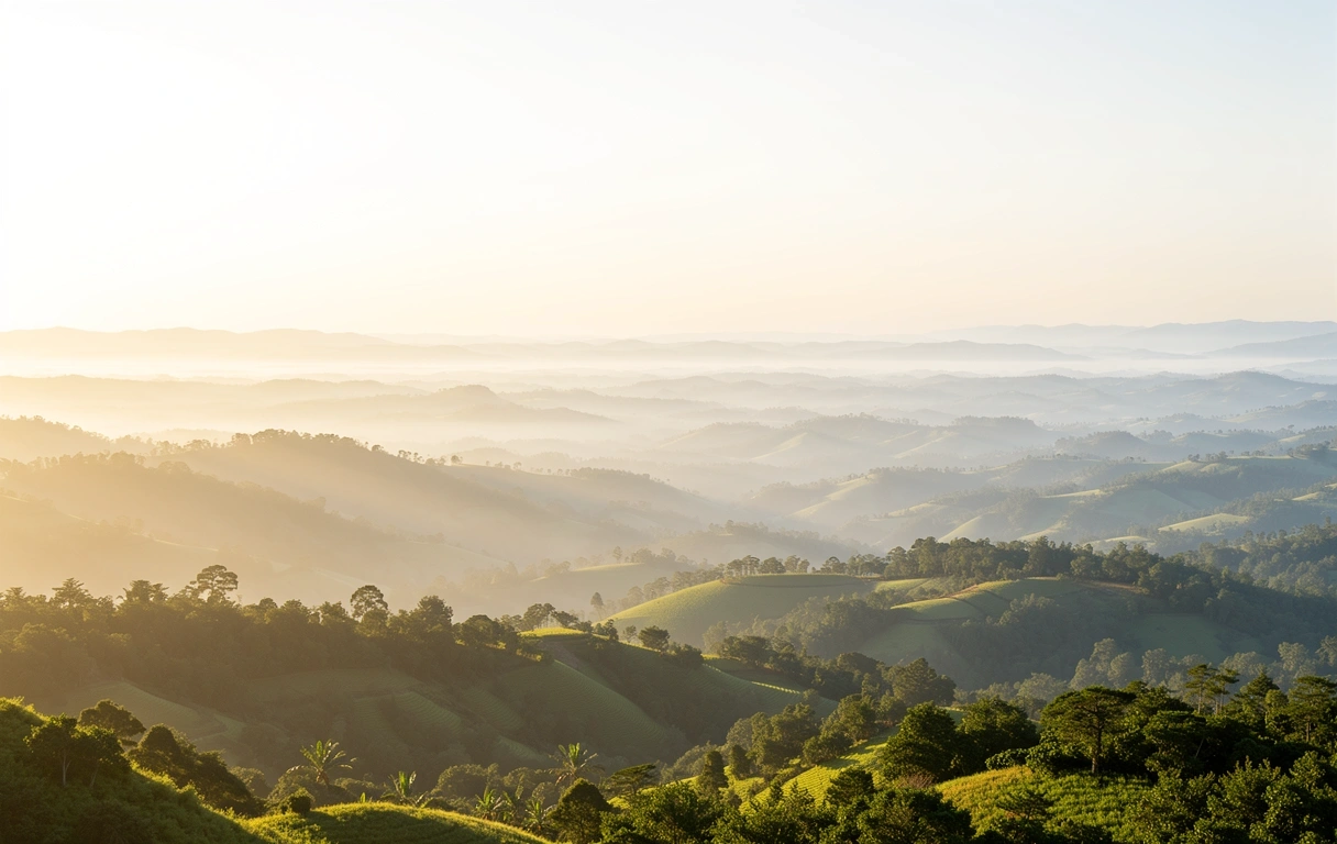 Natural Indonesian landscape